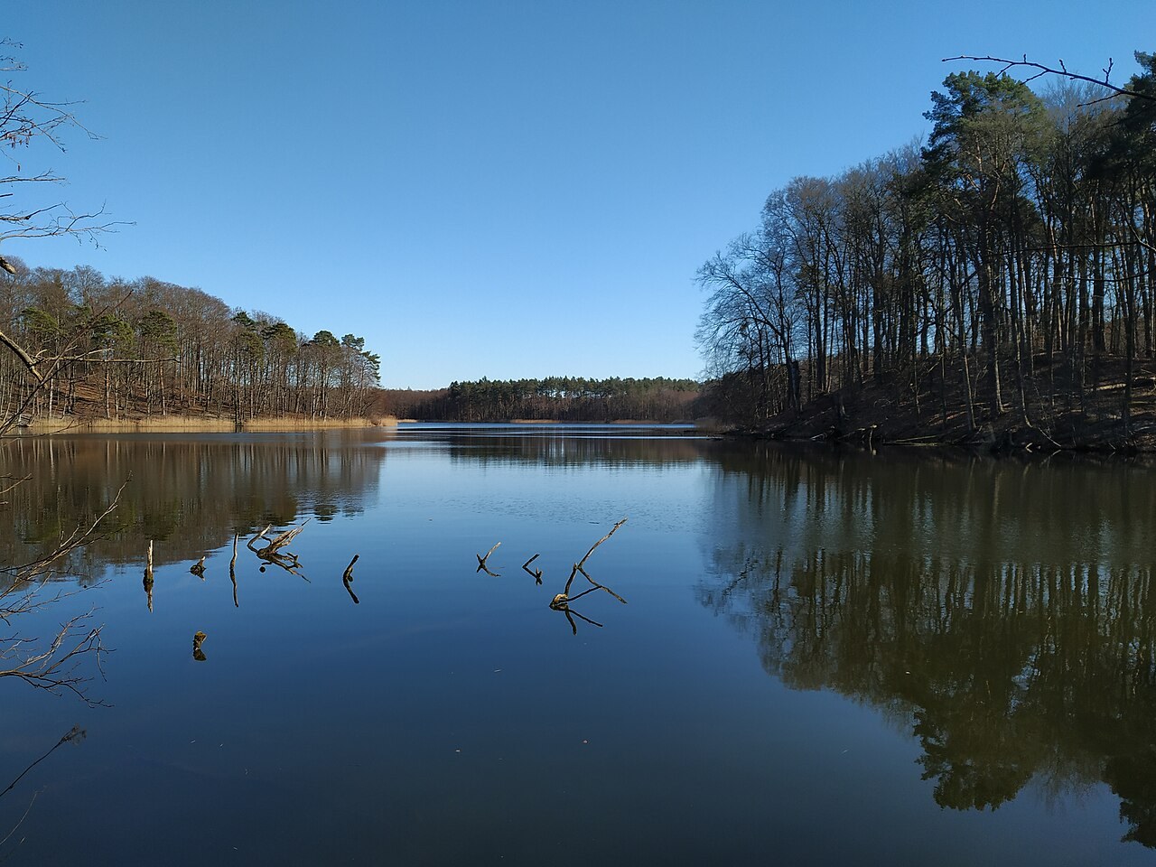 Hellsee bei Lanke: Landschaft und Uferwege einordnen
